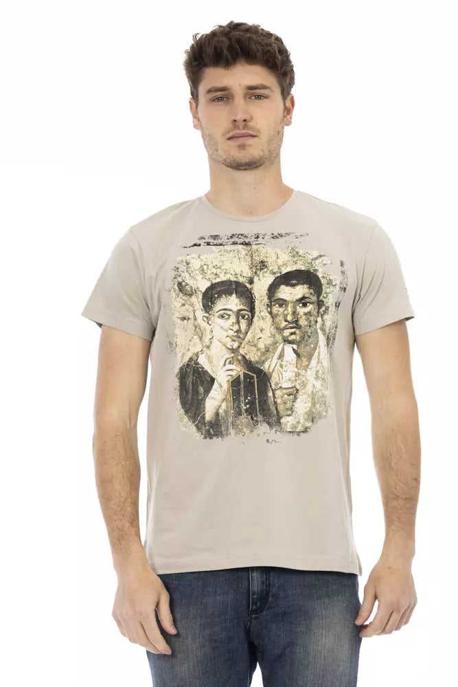 Trussardi Action Beige T-Shirt for Men