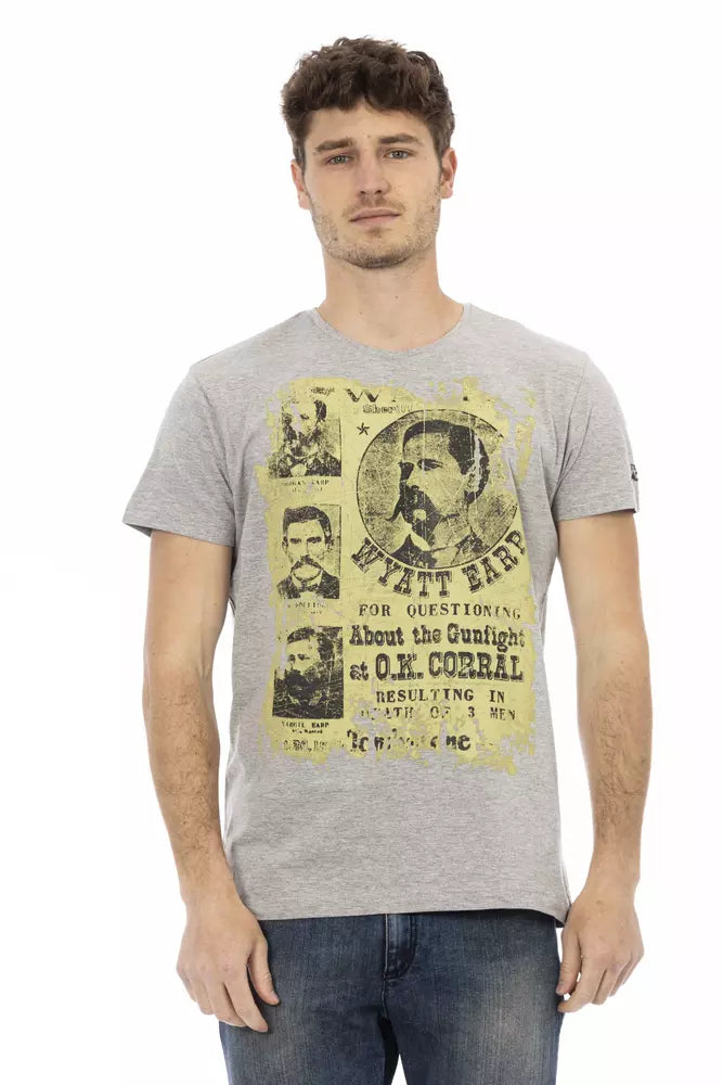Trussardi Action Grey T-Shirt for Men