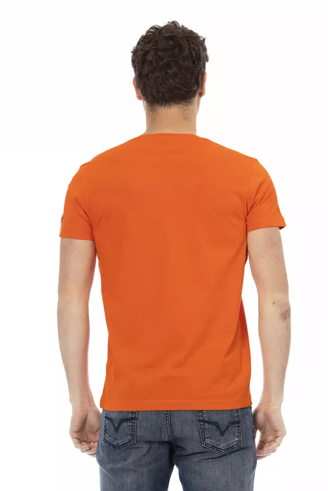 Trussardi Action Orange T-Shirt for Men detail view