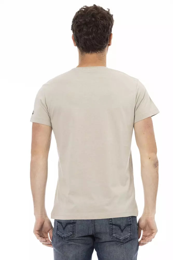 Trussardi Action Beige T-Shirt for Men detail view