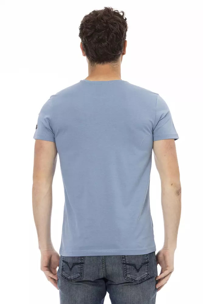 Trussardi Action Blue T-Shirt for Men detail view