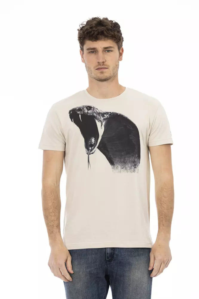 Trussardi Action Beige T-Shirt for Men