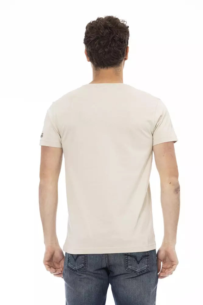Trussardi Action Beige T-Shirt for Men detail view