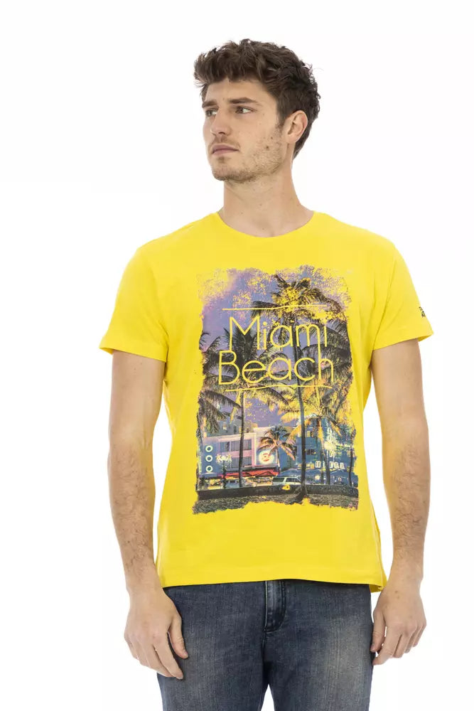 Trussardi Action Yellow T-Shirt for Men
