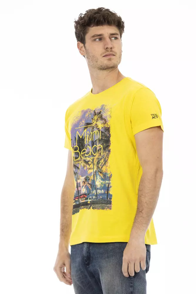 Trussardi Action Yellow T-Shirt for Men alternate view