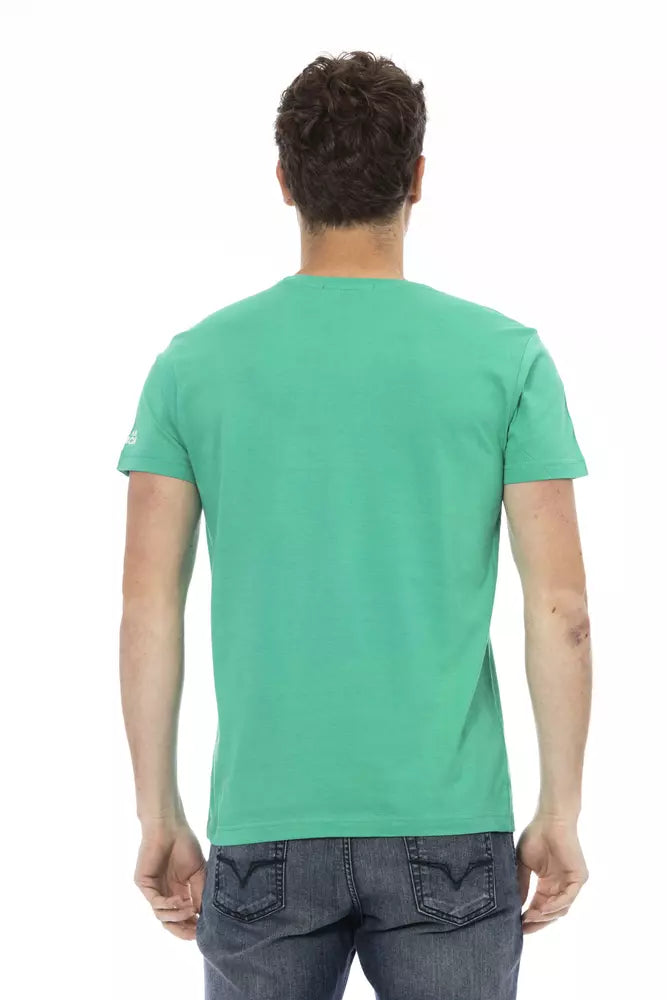 Trussardi Action Green T-Shirt for Men detail view