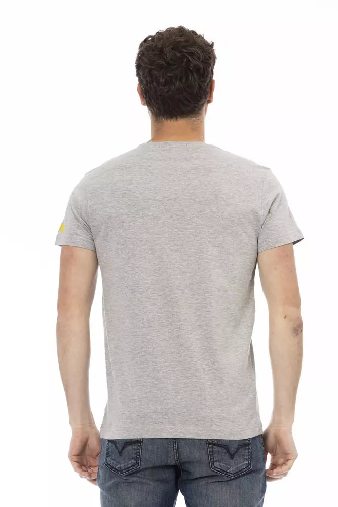 Trussardi Action Grey T-Shirt for Men detail view