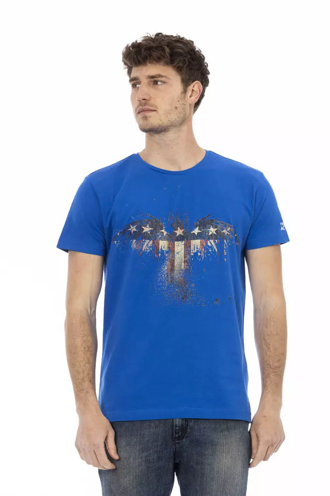 Trussardi Action Blue T-Shirts for Men