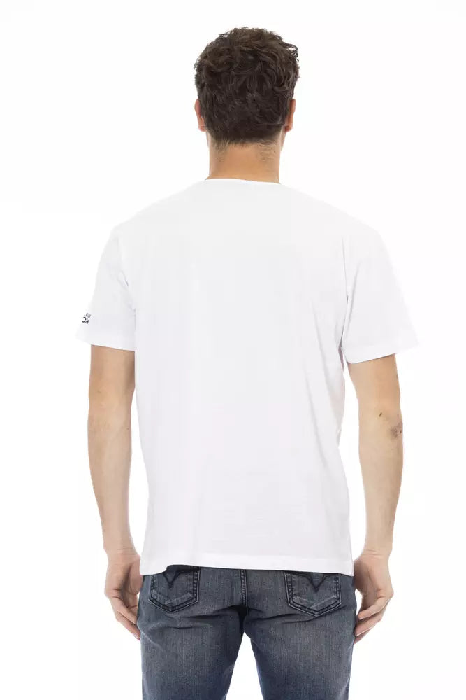 Trussardi Action White T-Shirt for Men detail view