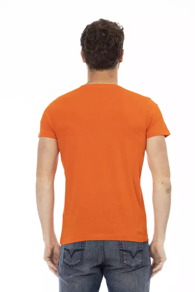 Trussardi Action Orange T-Shirt for Men detail view