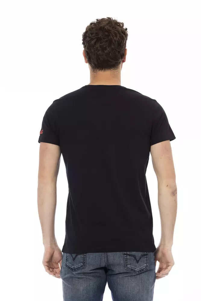 Trussardi Action Black T-Shirt for Men detail view