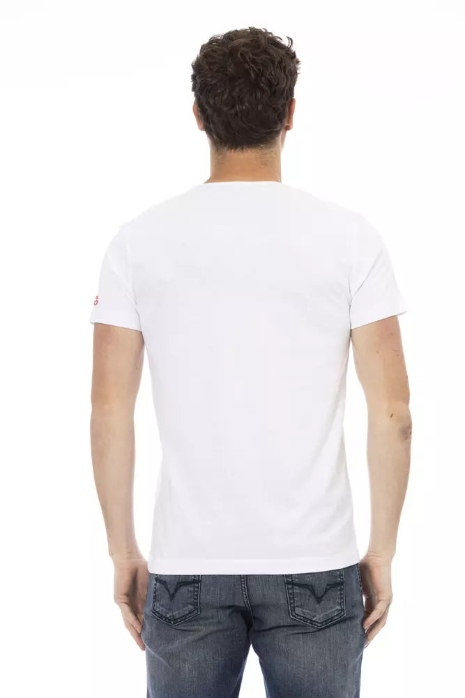 Trussardi Action White T-Shirt for Men detail view