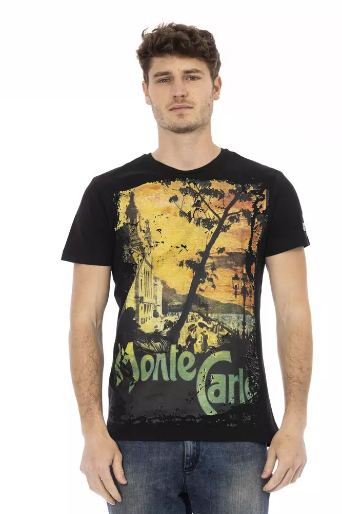 Trussardi Action Black T-Shirts for Men