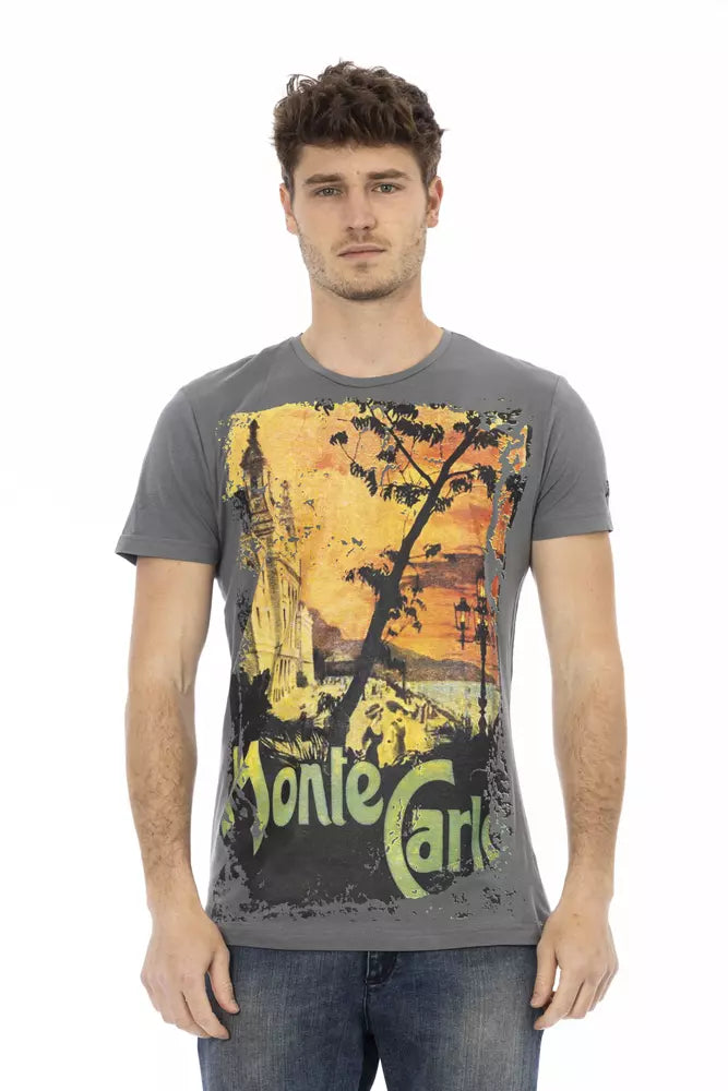 Trussardi Action Grey T-Shirt for Men