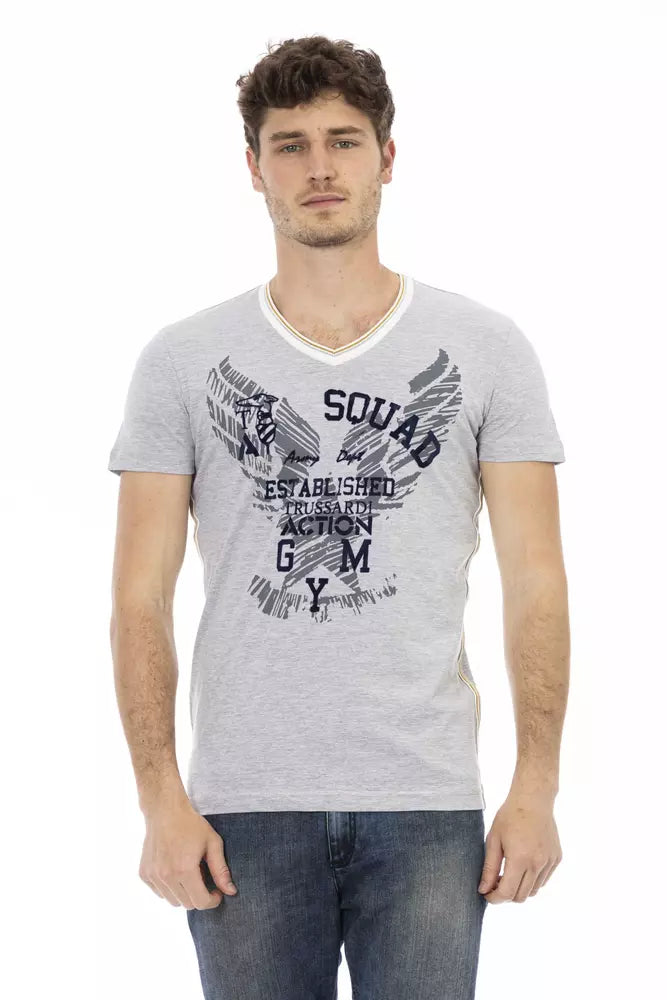 Trussardi Action Grey T-Shirts for Men