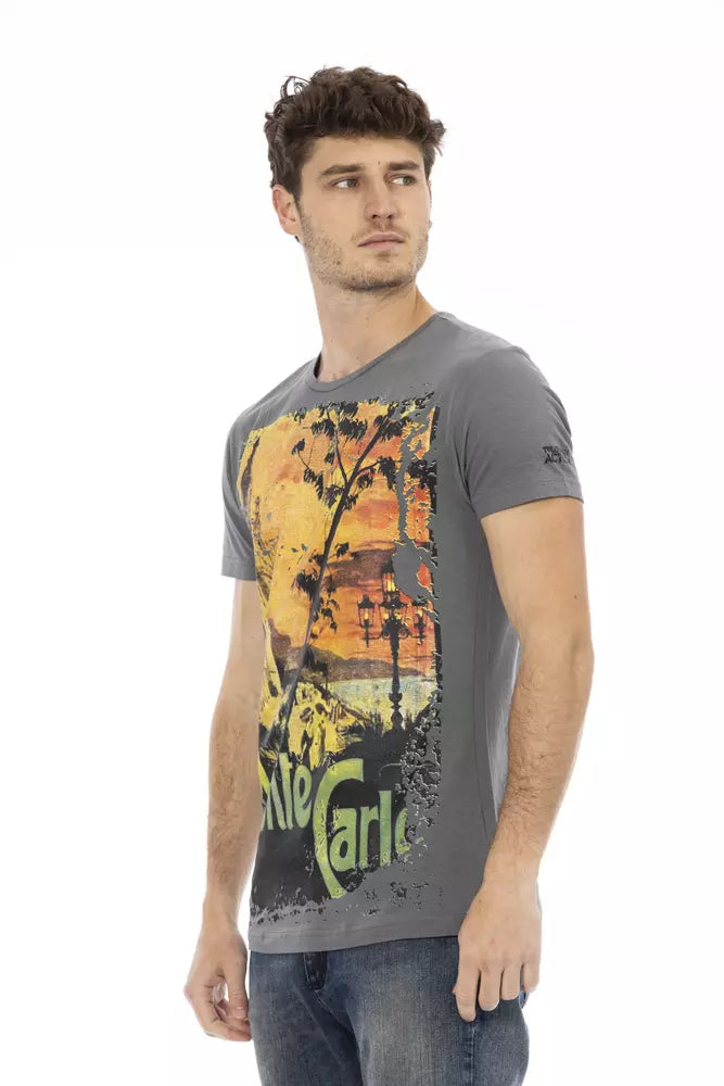 Trussardi Action Grey T-Shirt for Men alternate view