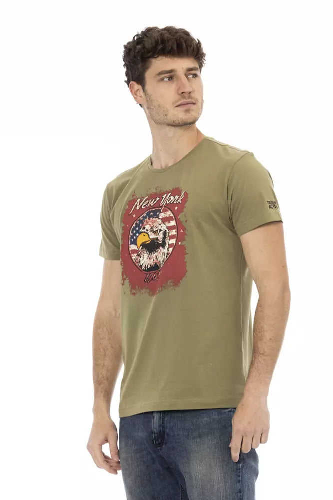 Trussardi Action Green T-Shirt for Men alternate view