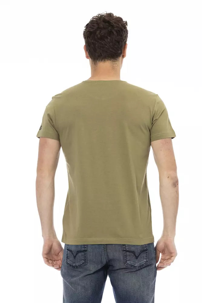 Trussardi Action Green T-Shirt for Men detail view