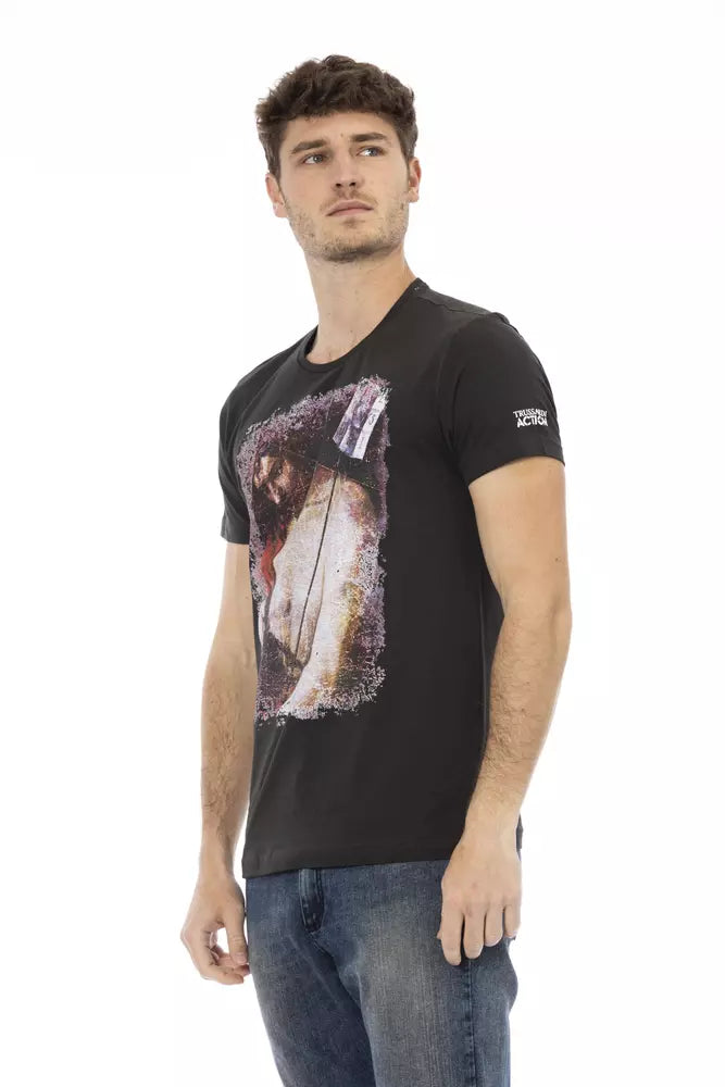 Trussardi Action Black T-Shirt for Men alternate view