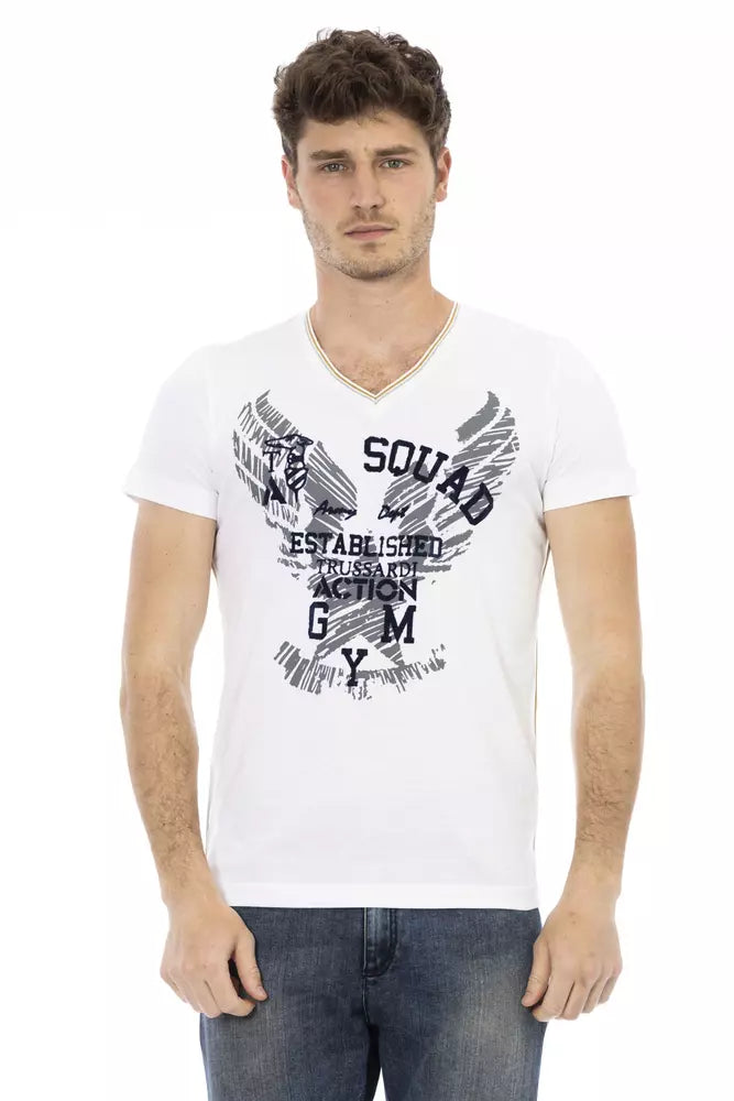 Trussardi Action White T-Shirts for Men