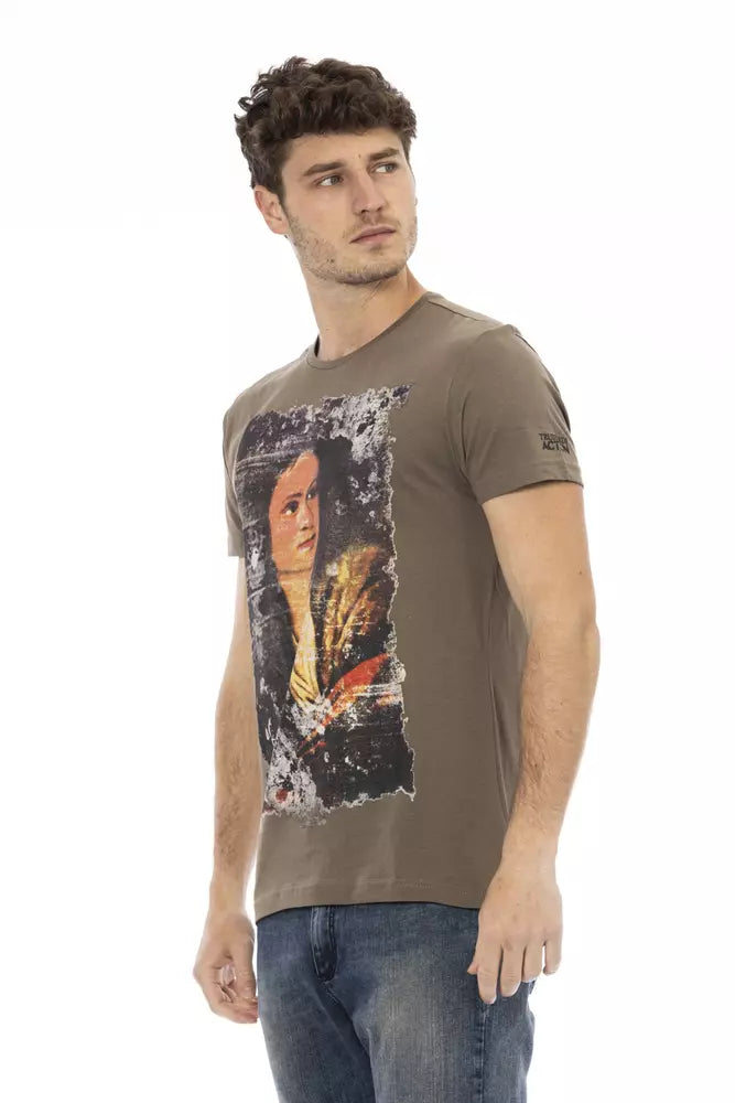 Trussardi Action Brown T-Shirt for Men alternate view