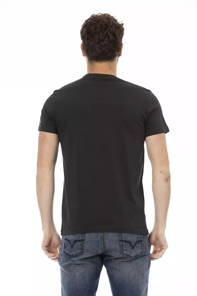 Trussardi Action Black T-Shirt for Men detail view