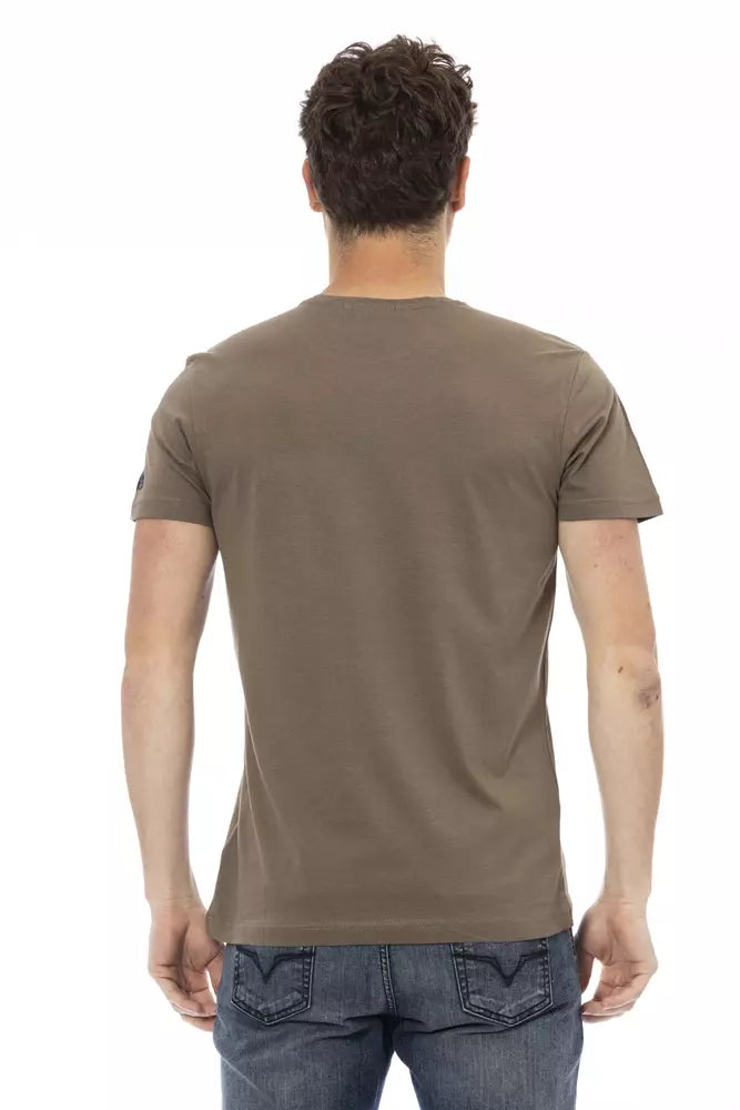 Trussardi Action Brown T-Shirt for Men detail view