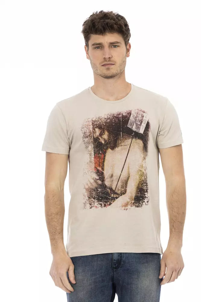 Trussardi Action Beige T-Shirts for Men