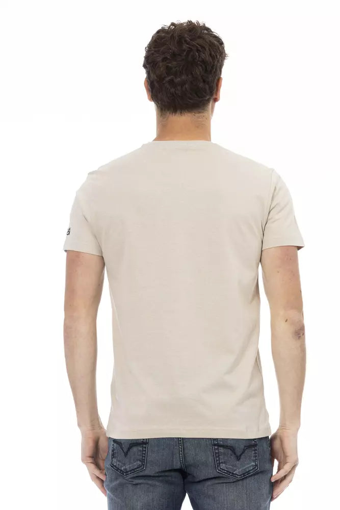 Trussardi Action Beige T-Shirts for Men detail view