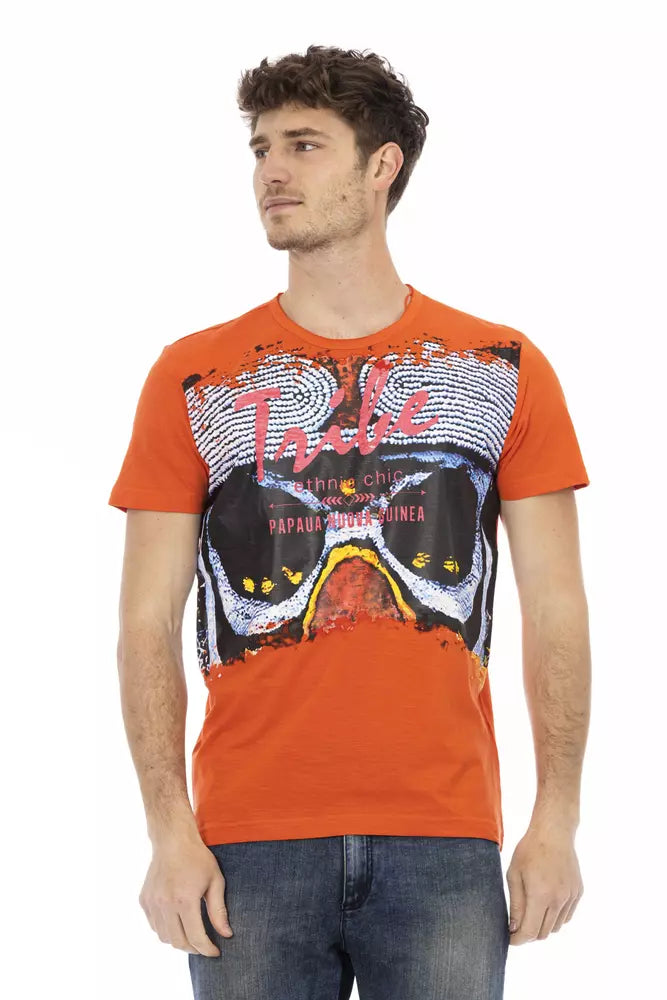 Trussardi Action Orange T-Shirt for Men