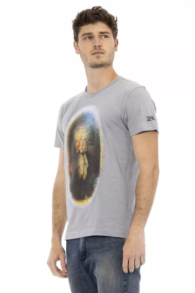 Trussardi Action Grey T-Shirt for Men alternate view