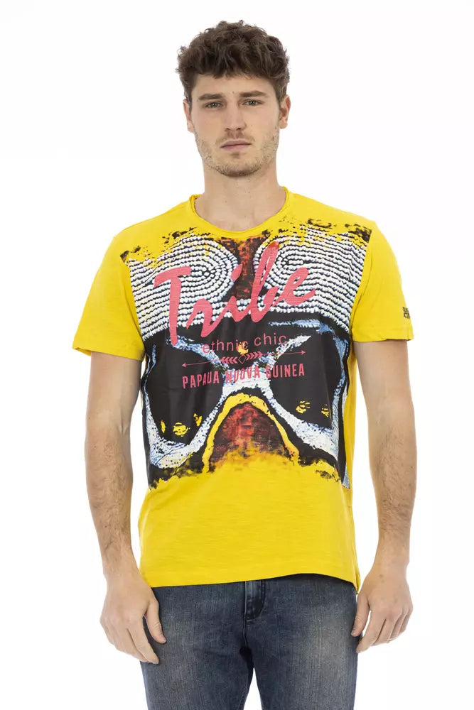 Trussardi Action Yellow T-Shirts for Men