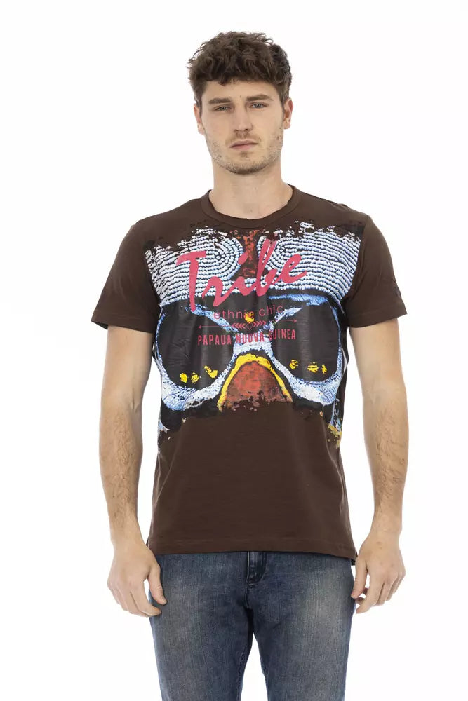 Trussardi Action Brown T-Shirt for Men