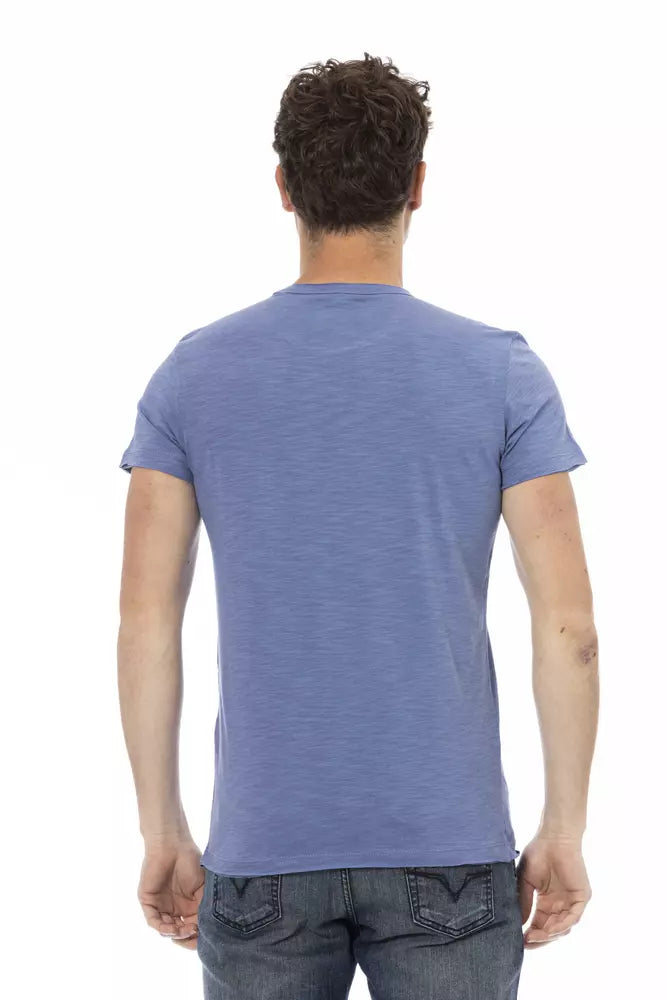 Trussardi Action Blue T-Shirt for Men detail view