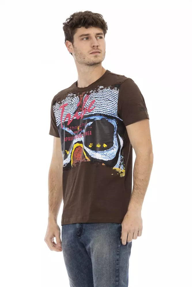 Trussardi Action Brown T-Shirt for Men alternate view