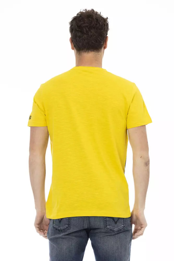 Trussardi Action Yellow T-Shirts for Men detail view