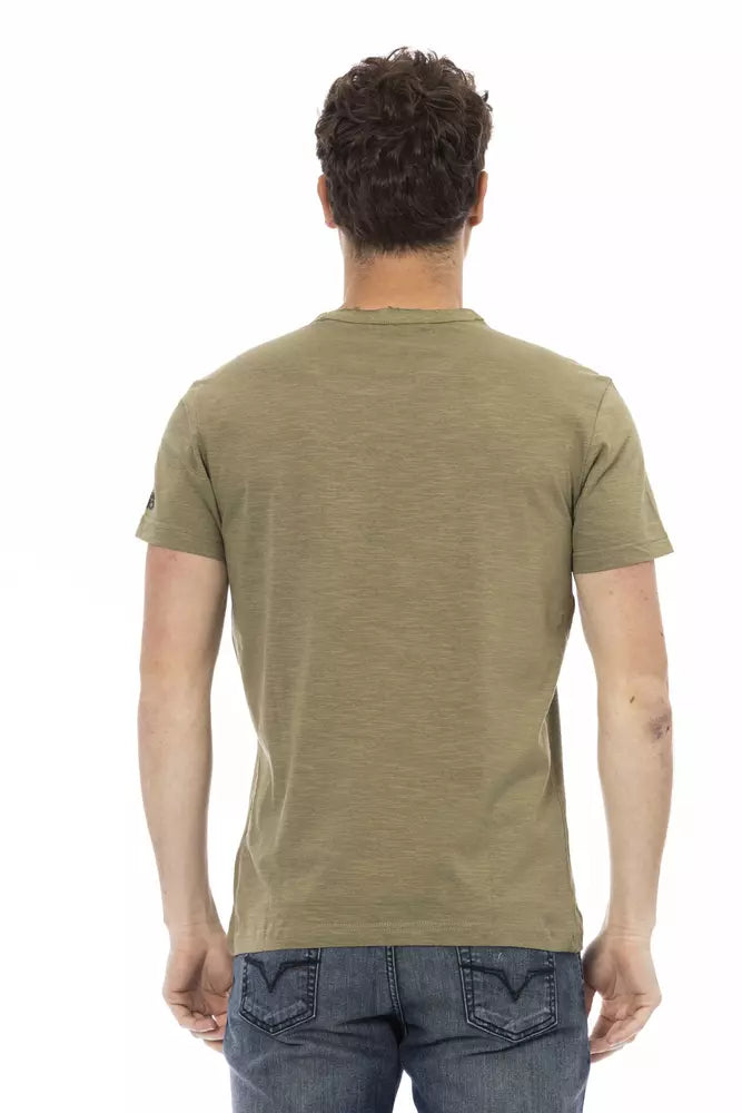 Trussardi Action Green T-Shirt for Men detail view