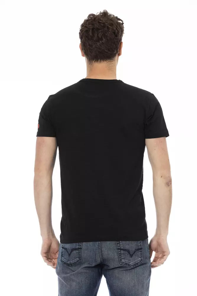 Trussardi Action Black T-Shirt for Men detail view