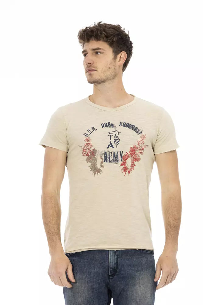 Trussardi Action Beige T-Shirt for Men