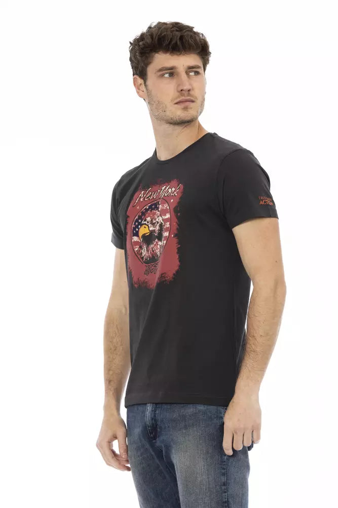 Trussardi Action Black T-Shirt for Men alternate view