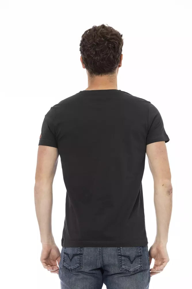 Trussardi Action Black T-Shirt for Men detail view