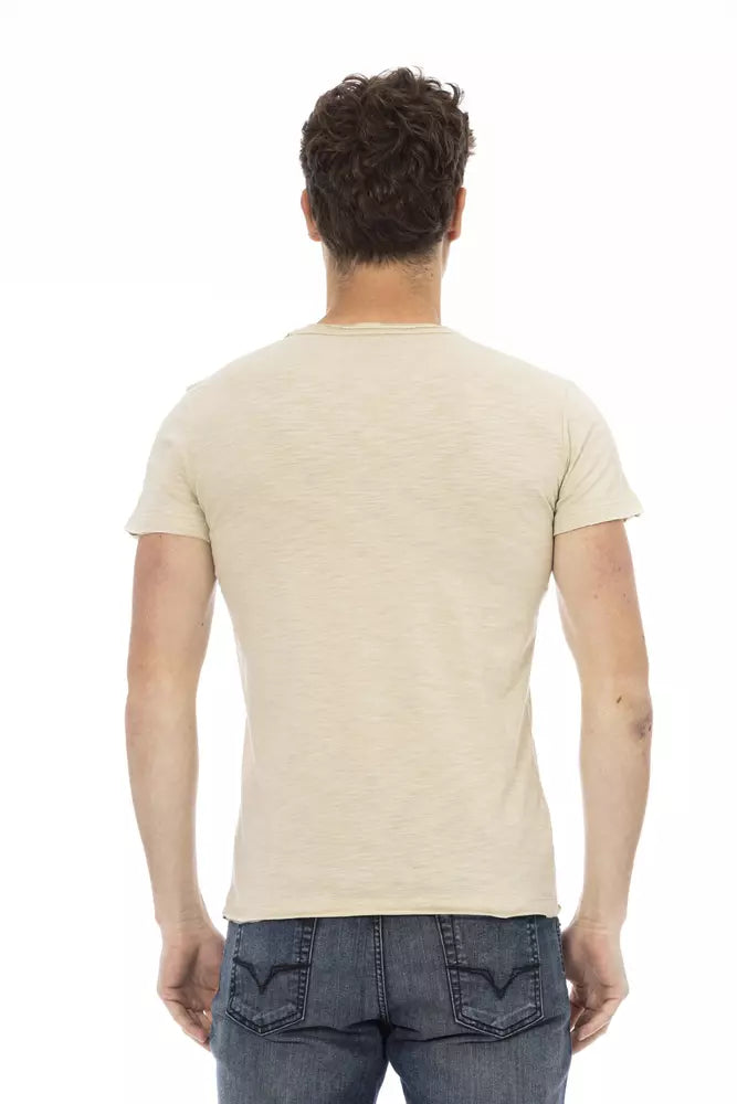 Trussardi Action Beige T-Shirt for Men detail view