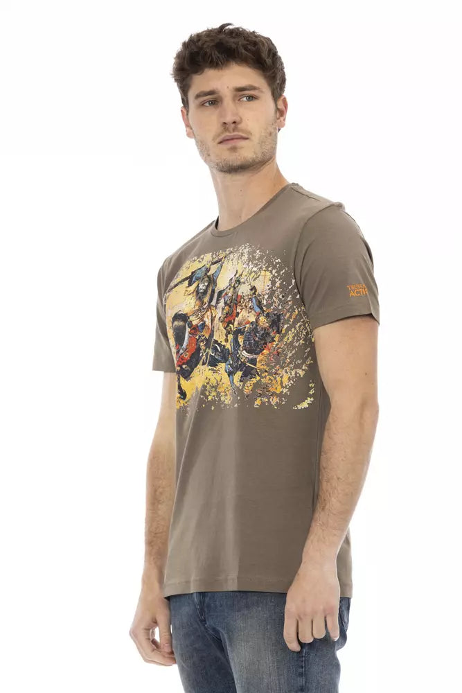 Trussardi Action Brown T-Shirts for Men alternate view