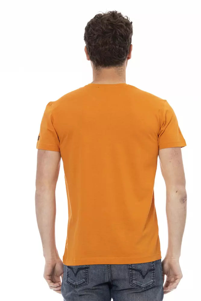 Trussardi Action Orange T-Shirt for Men detail view