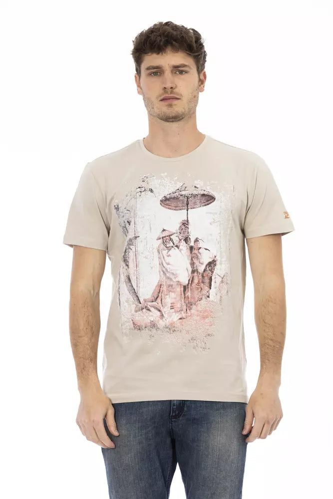 Trussardi Action Beige T-Shirt for Men
