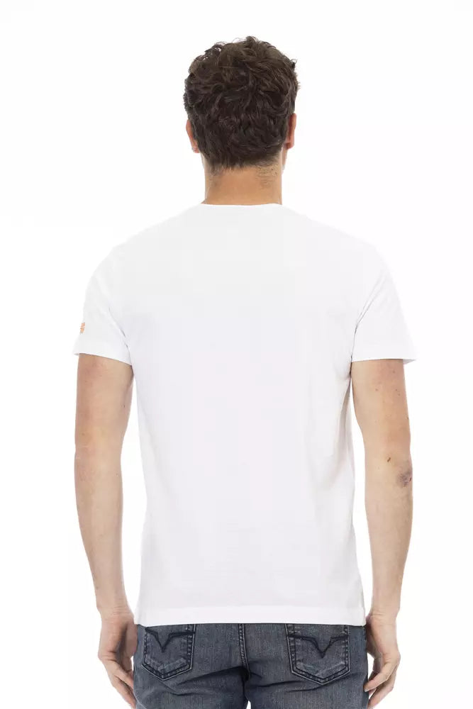 Trussardi Action White T-Shirt for Men detail view