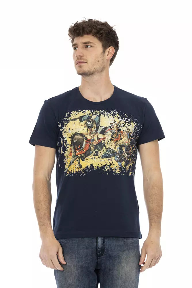 Trussardi Action Blue T-Shirts for Men