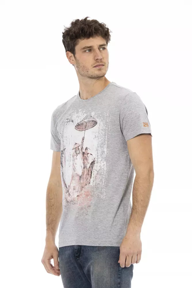 Trussardi Action Grey T-Shirt for Men alternate view