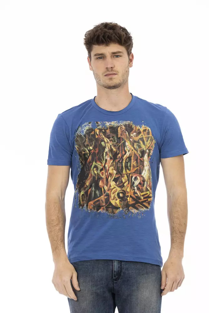 Trussardi Action Blue T-Shirts for Men