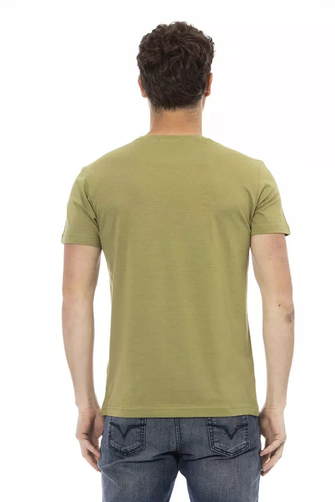 Trussardi Action Green T-Shirt for Men detail view